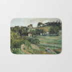 Paul Cezanne "Landscape", c.1879 Bath Mat Gallery Image 1