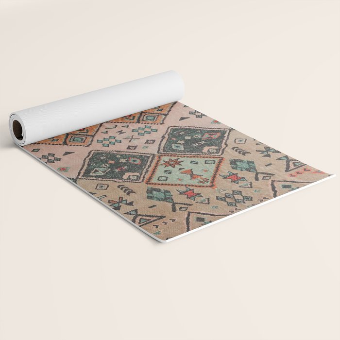 Moroccan Berber Traditional Rug Design Yoga Mat Gallery Image 2