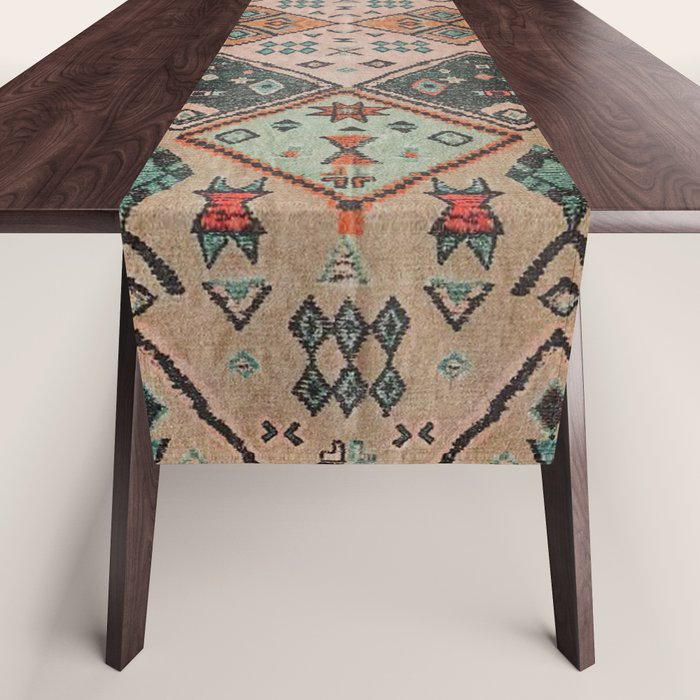 Moroccan Berber Traditional Rug Design Table Runner Gallery Image 1