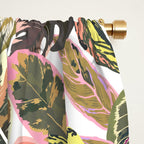 Wild jungle botanical leaves 63 Window Curtain Gallery Image 2