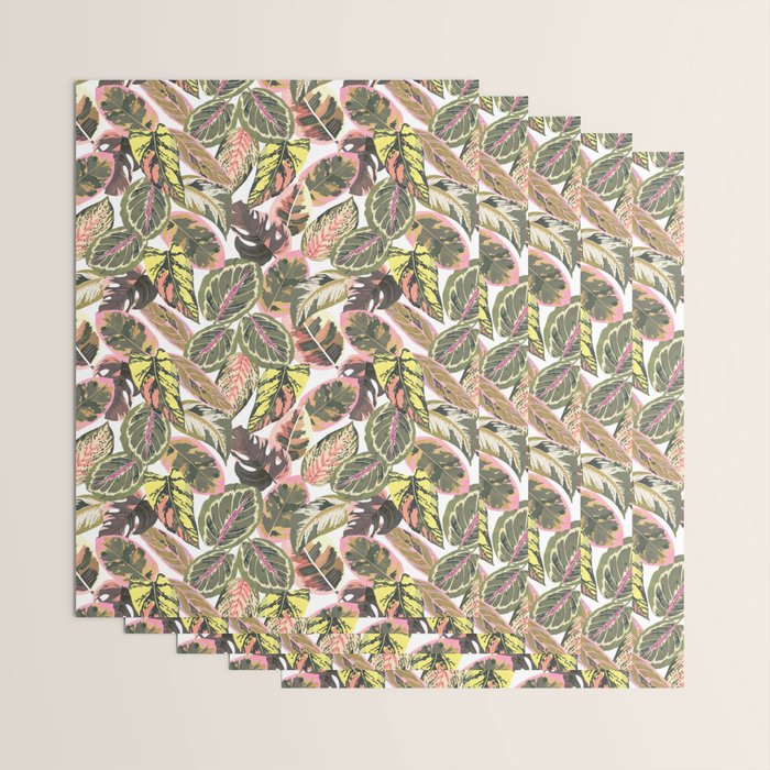 Wild jungle botanical leaves 63 Wrapping Paper Gallery Image 3