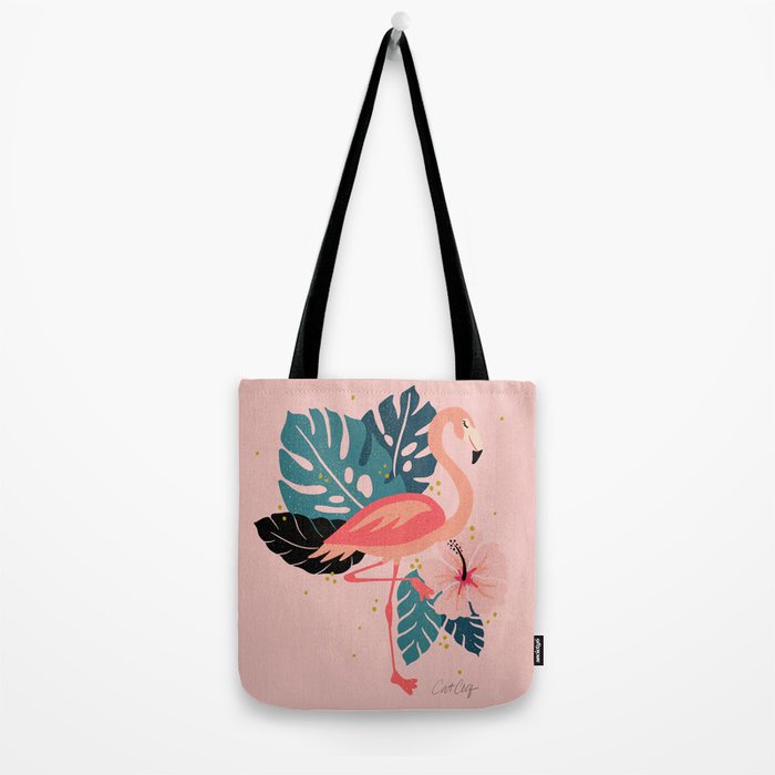 Tropical Flamingos - Pink Palette Tote Bag Gallery Image 2