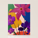 Colorful Bloomscape 1 Stationery Card Gallery Image 2