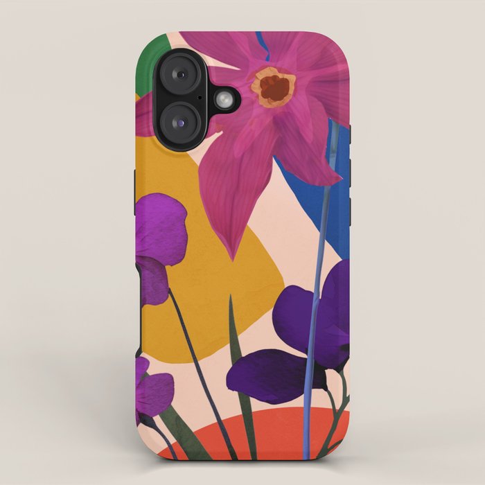 Colorful Bloomscape 1 iPhone Case Gallery Image 1