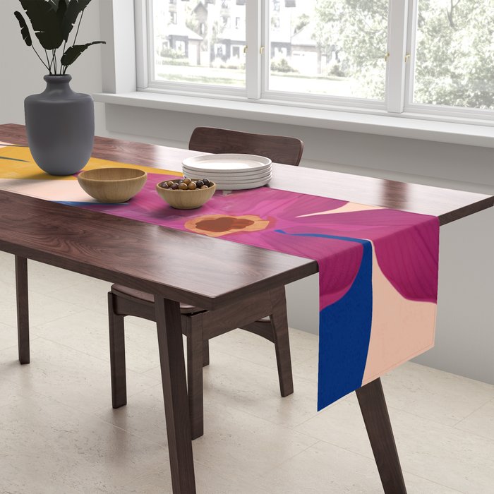 Colorful Bloomscape 1 Table Runner Gallery Image 2