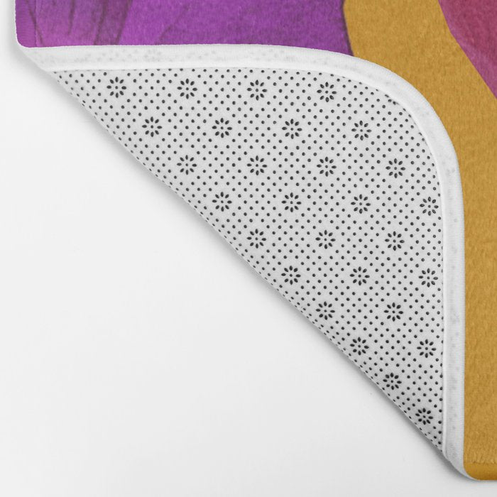 Colorful Bloomscape 1 Bath Mat Gallery Image 2