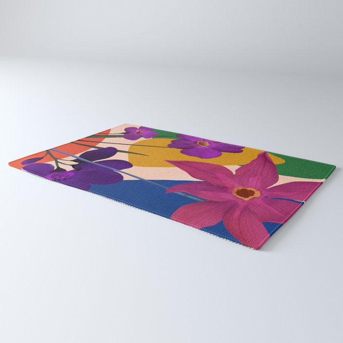 Colorful Bloomscape 1 Rug Gallery Image 3