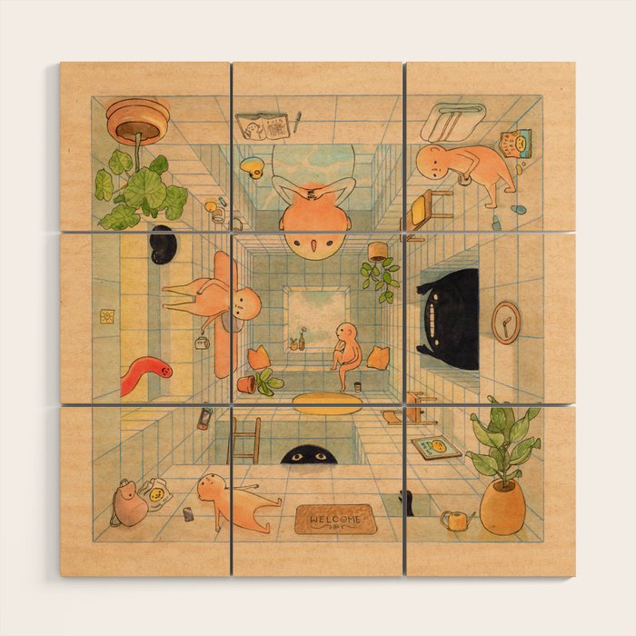 Mental Clutter Wood Wall Art Gallery Image 1