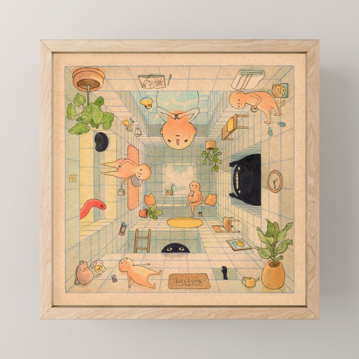 Mental Clutter Mini Art Print Gallery Image 1