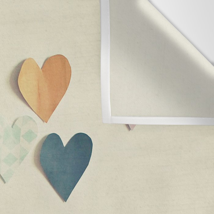 Paper Hearts Wall Tapestry Gallery Image 3