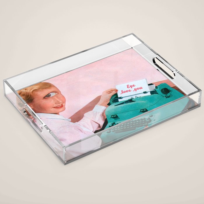Eye love you Acrylic Tray Gallery Image 1