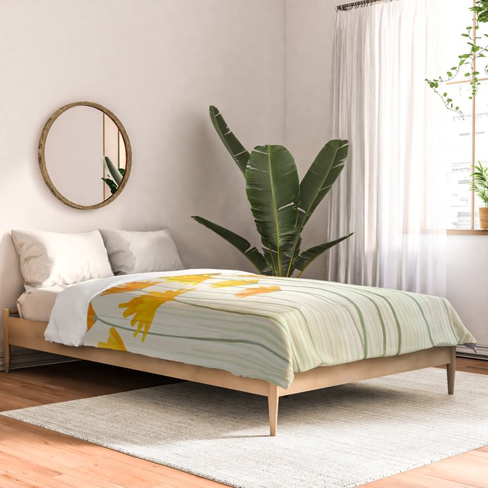 Golden Poppy Field Comforter Gallery Image 2