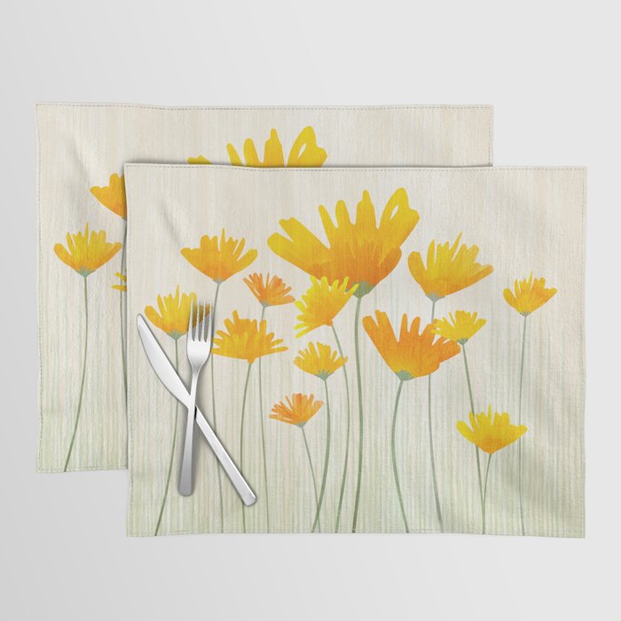 Golden Poppy Field Placemat Gallery Image 1