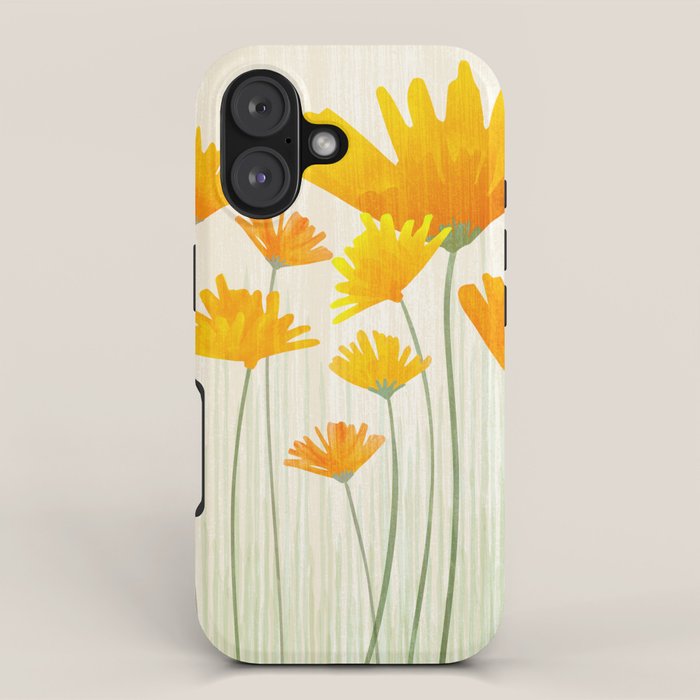 Golden Poppy Field iPhone Case Gallery Image 1