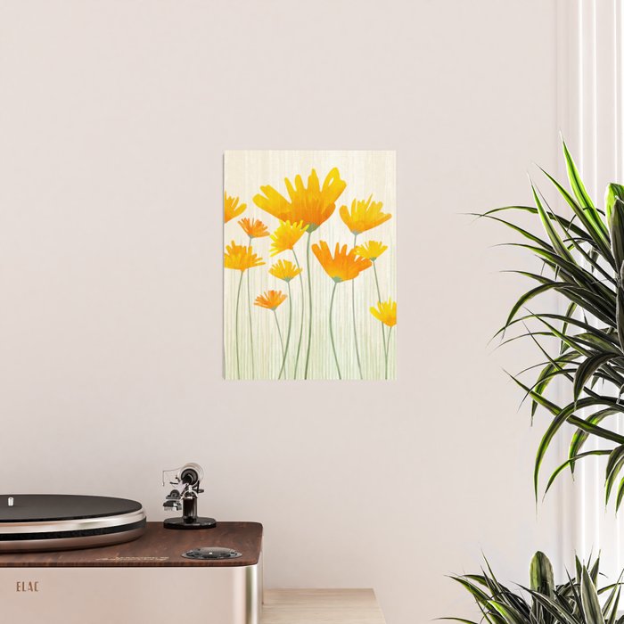 Golden Poppy Field Poster Gallery Image 2