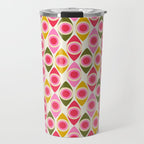 Mid Century Modern Geo pattern 2 Travel Mug Gallery Image 1
