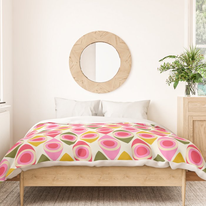 Mid Century Modern Geo pattern 2 Duvet Cover Gallery Image 3