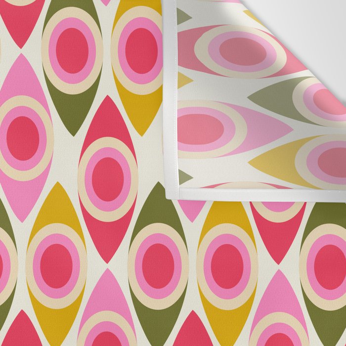 Mid Century Modern Geo pattern 2 Wall Tapestry Gallery Image 3