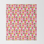 Mid Century Modern Geo pattern 2 Throw Blanket Gallery Image 2