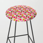 Mid Century Modern Geo pattern 2 Stool Gallery Image 2