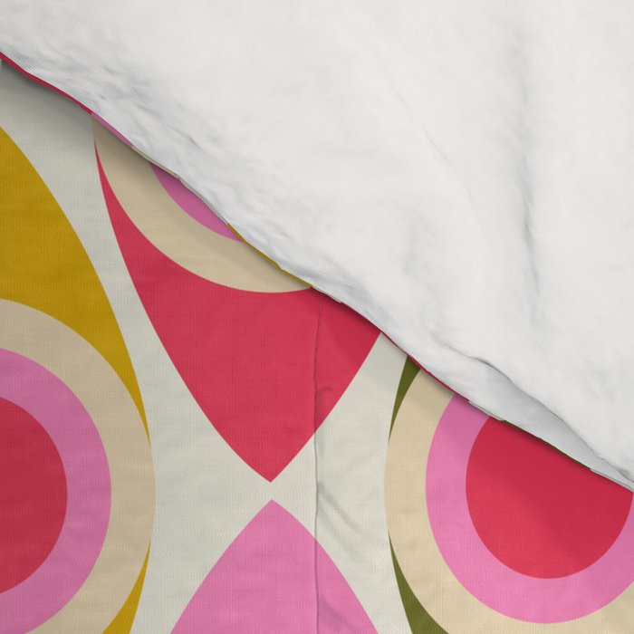Mid Century Modern Geo pattern 2 Comforter Gallery Image 4