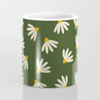 Oh! Daisy - green  Coffee Mug Gallery Image 4