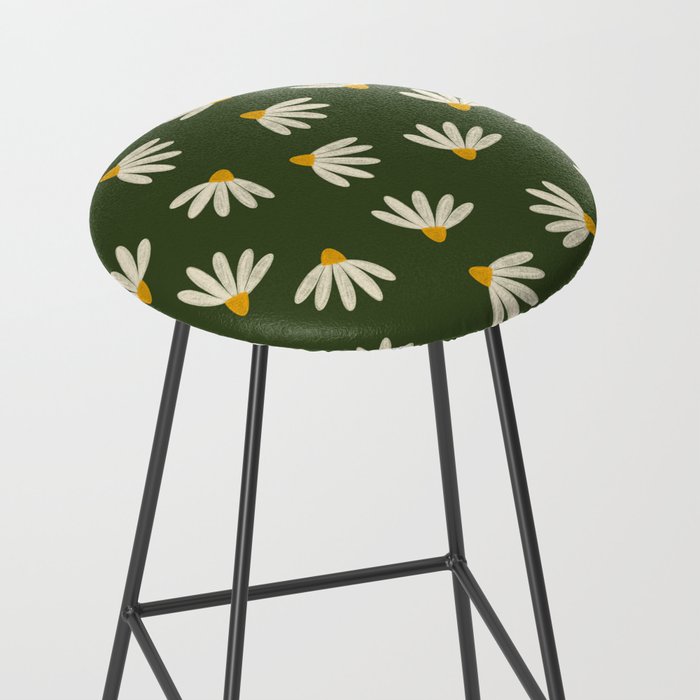 Oh! Daisy - green  Stool Gallery Image 2