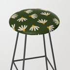 Oh! Daisy - green  Stool Gallery Image 2