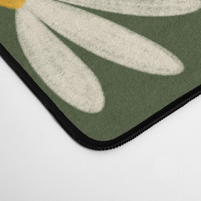 Oh! Daisy - green  Desk Mat Gallery Image 4