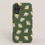 Oh! Daisy - green  iPhone Case Gallery Image 1