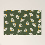Oh! Daisy - green  Welcome Mat Gallery Image 1