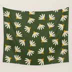 Oh! Daisy - green  Wall Tapestry Gallery Image 4
