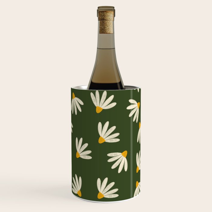Oh! Daisy - green  Wine Chiller Gallery Image 3