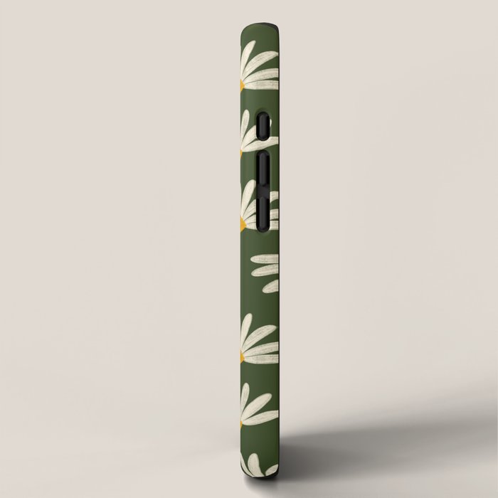 Oh! Daisy - green  iPhone Case Gallery Image 2