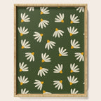 Oh! Daisy - green  Serving Tray Gallery Image 1
