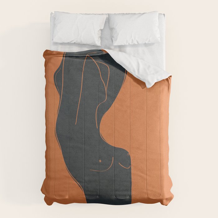 Abstract Nude IV Comforter Gallery Image 6