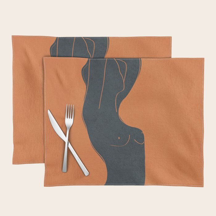 Abstract Nude IV Placemat Gallery Image 1