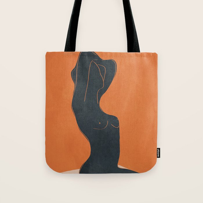 Abstract Nude IV Tote Bag Gallery Image 1