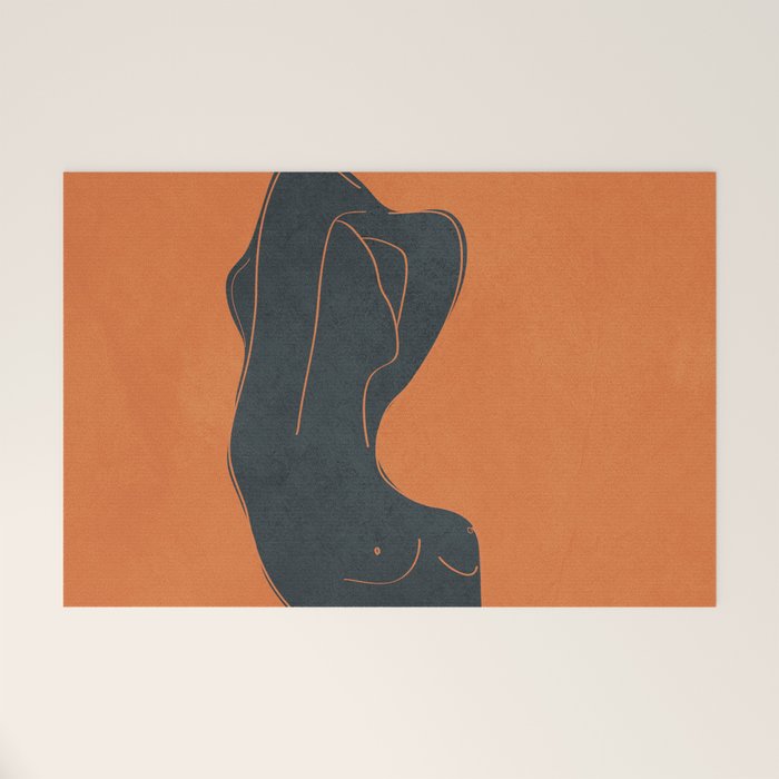 Abstract Nude IV Welcome Mat Gallery Image 1