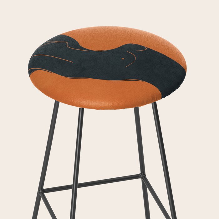 Abstract Nude IV Stool Gallery Image 2