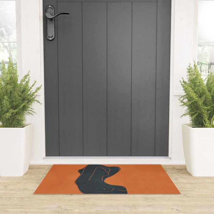 Abstract Nude IV Welcome Mat Gallery Image 3