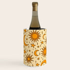 Vintage Sun and Star Print Wine Chiller Gallery Image 3