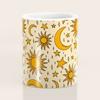 Vintage Sun and Star Print Coffee Mug Gallery Image 4