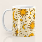 Vintage Sun and Star Print Coffee Mug Gallery Image 3