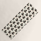 Dachshund Love | Cute Longhaired Black and Tan Wiener Dog Yoga Mat Gallery Image 1