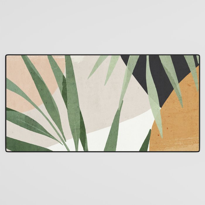 Abstract Art Tropical Leaves 72 Desk Mat Gallery Image 3