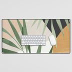 Abstract Art Tropical Leaves 72 Desk Mat Gallery Image 1