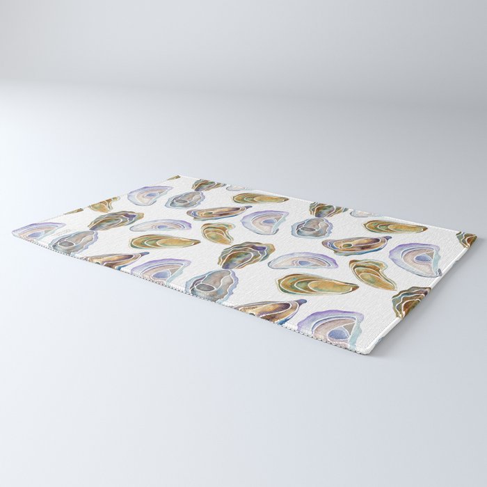 Watercolor Oysters Rug Gallery Image 3
