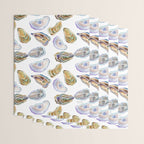 Watercolor Oysters Wrapping Paper Gallery Image 3