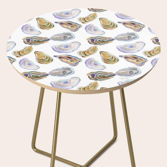Watercolor Oysters Side Table Gallery Image 2